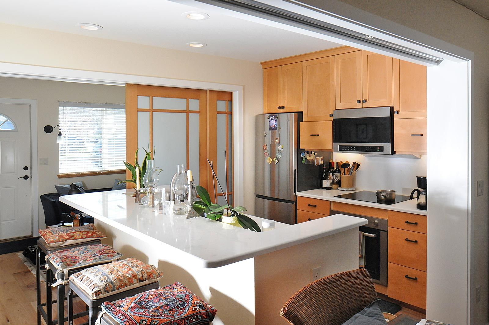 townhouse remodeled kitchen