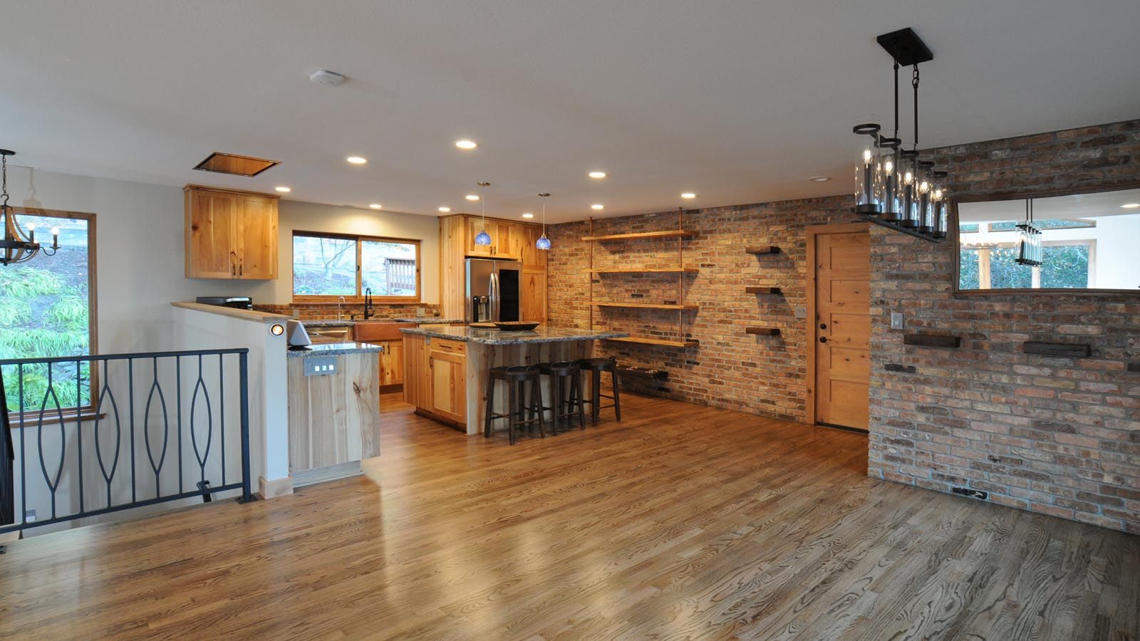 Morton Street remodel open floor plan