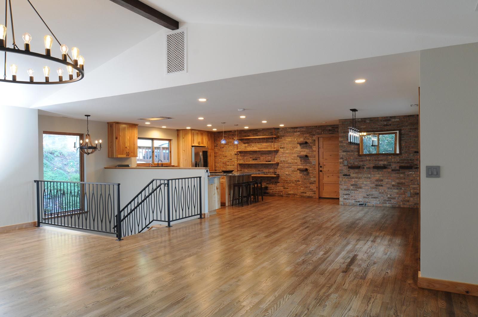 Morton Street remodel open floor plan