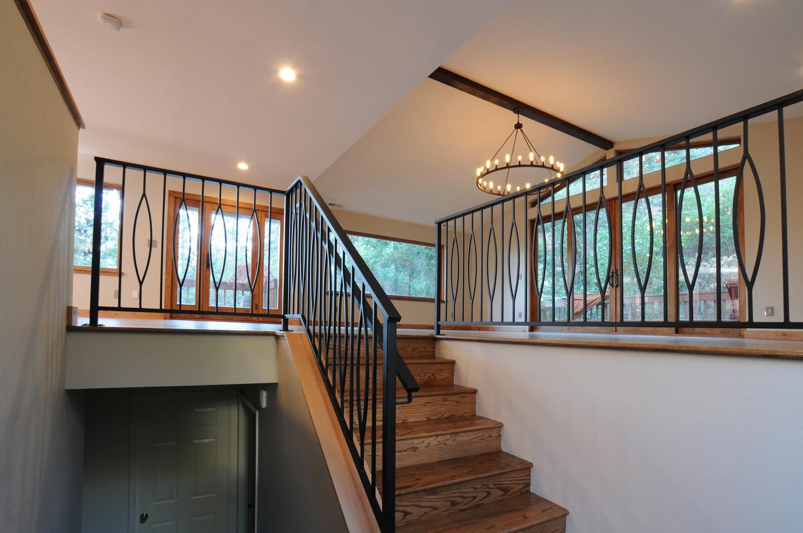 Morton Street remodel stairs and railing