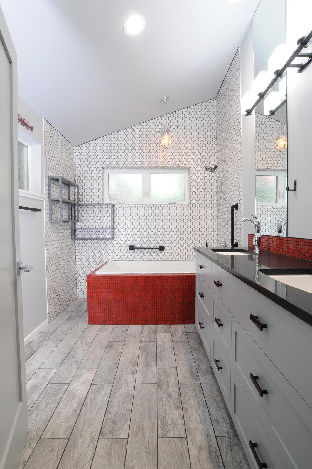 custom remodeled master bathroom