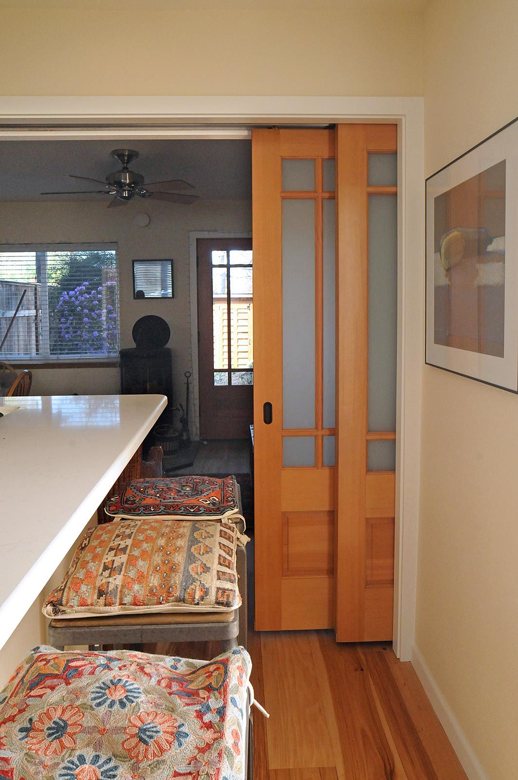 remodel with custom pocket doors